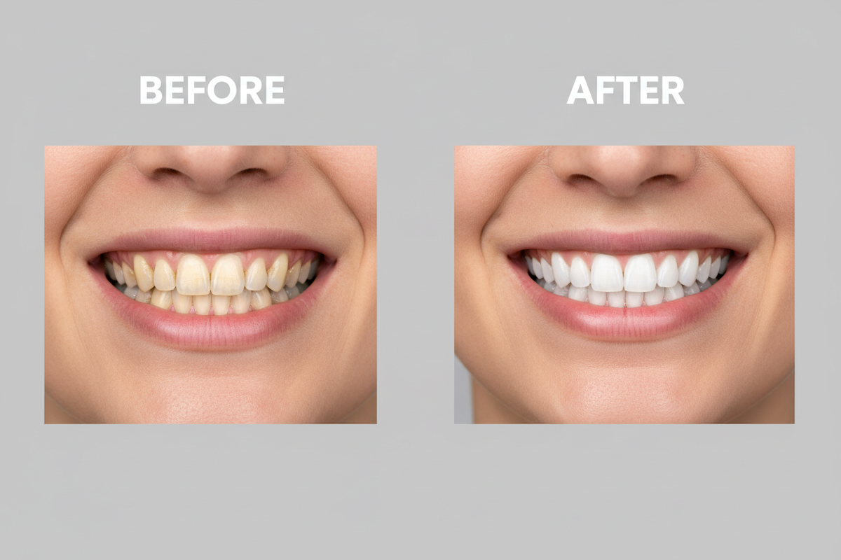 Before and After Teeth